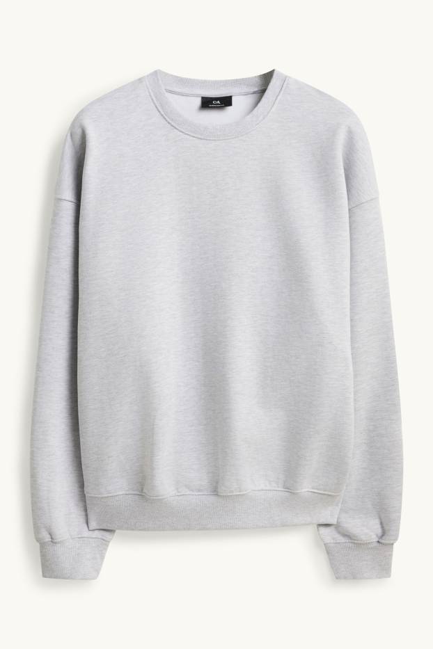 Uomo - Felpa - grigio chiaro melange