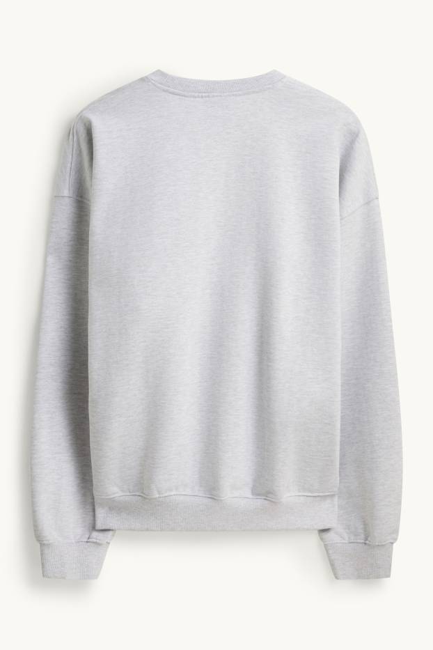 Uomo - Felpa - grigio chiaro melange
