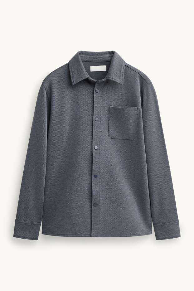 Enfants garçons - Chemise - gris foncé