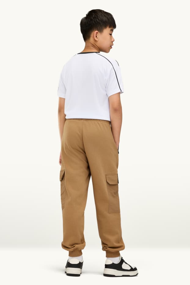 Bambini - Pantaloni sportivi cargo - marrone chiaro