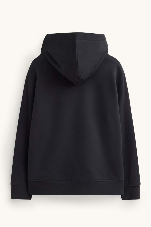 Enfants garçons - Sweat zippé à capuche - noir