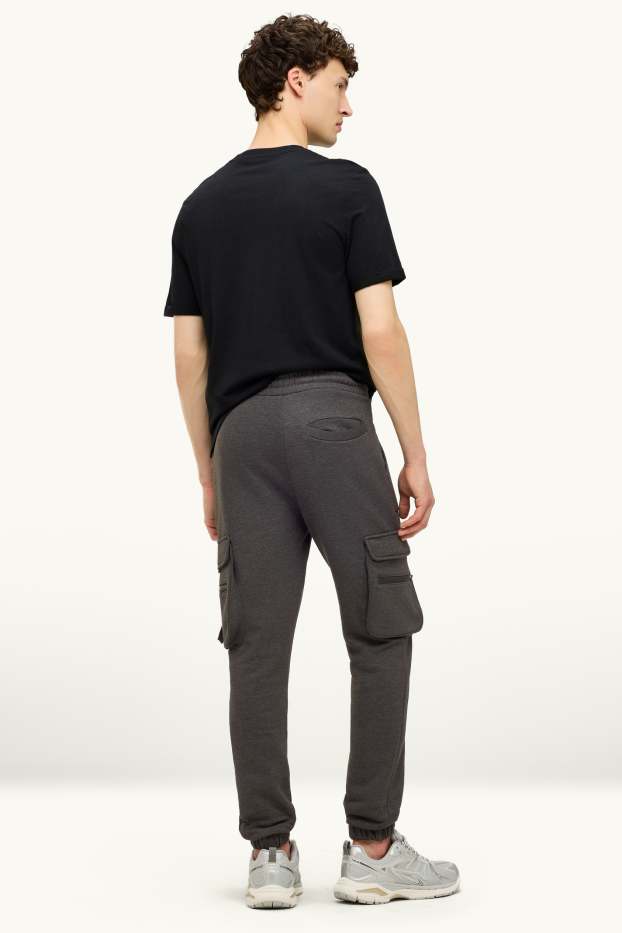 Heren - Cargo-joggingbroek - antraciet