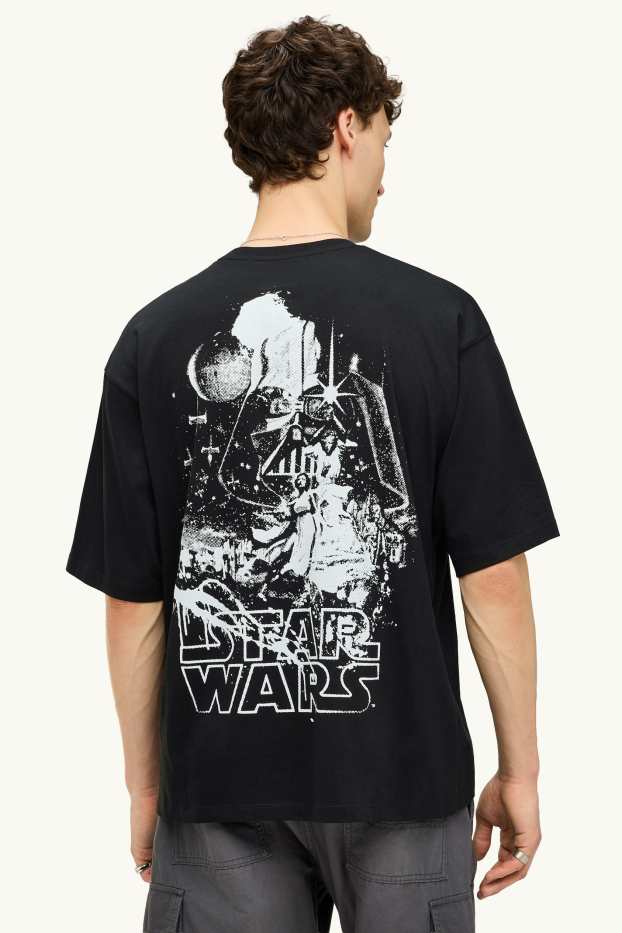Herren - T-Shirt - Oversized - Star Wars - schwarz