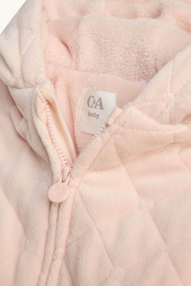 Baby: meisjes - Baby-overall - met patroon - lichtrose