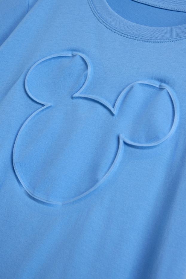 Women - T-shirt - regular fit - Mickey Mouse - light blue
