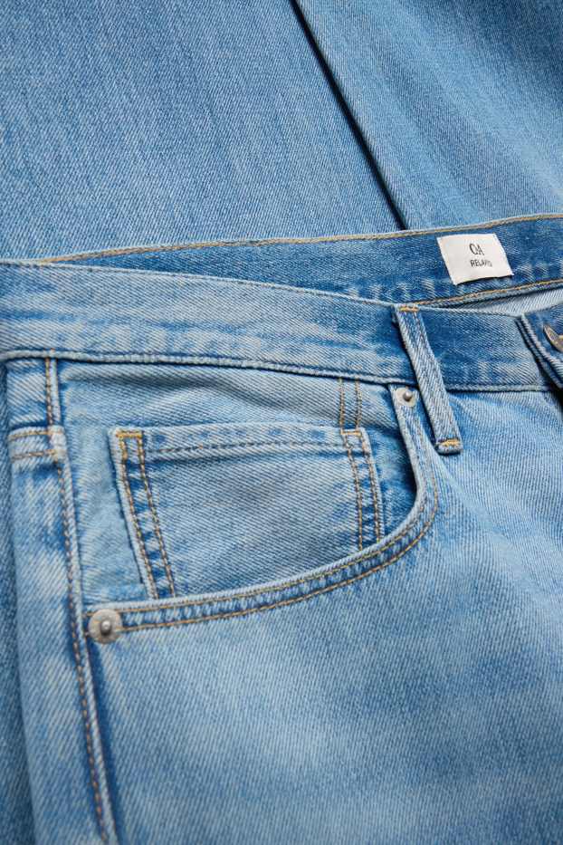 Home - Relaxed Jeans - texà blau clar