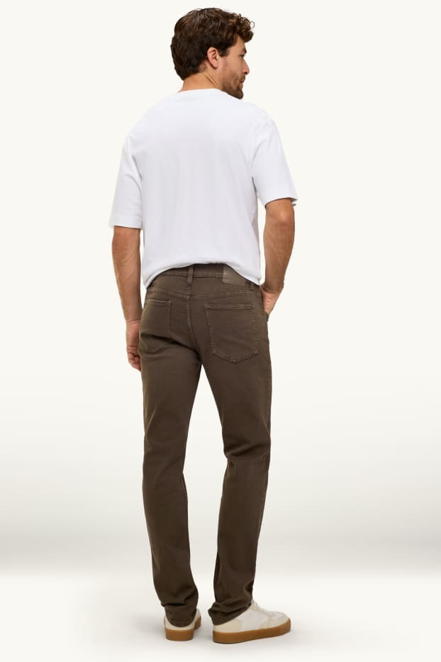Hommes - Slim jean - marron
