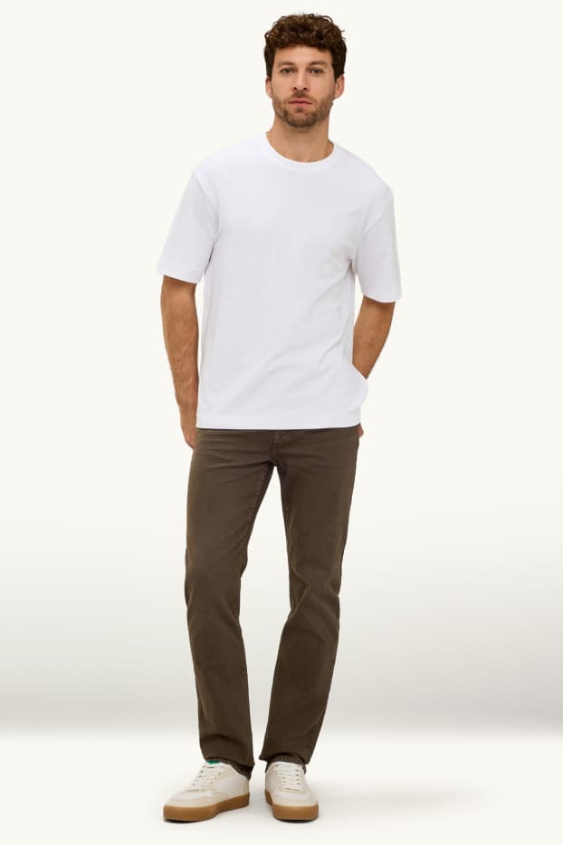 Hommes - Slim jean - marron