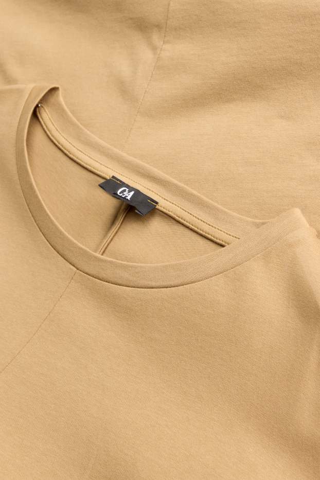 Femmes - T-shirt - regular fit - beige
