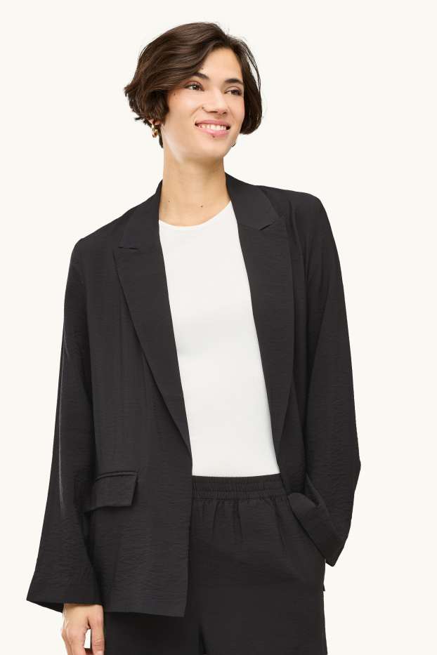 Dámské - Business blejzr - regular fit - černá