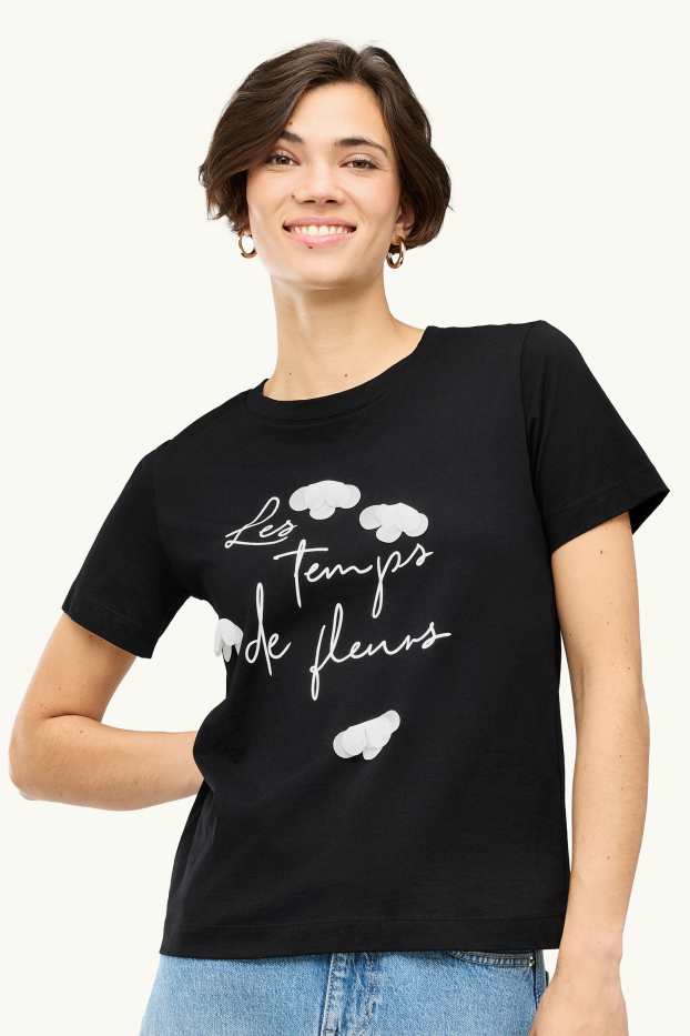 Donna - T-shirt - regular fit - nero