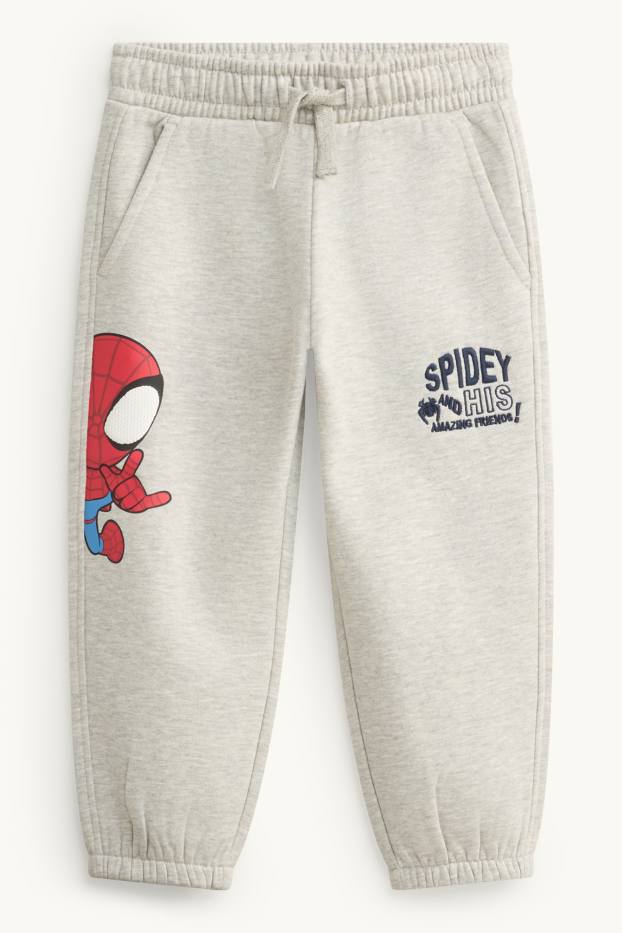 Kinderen: jongens - Spidey - set - sweatshirt en joggingbroek - 2-delig - donkerblauw