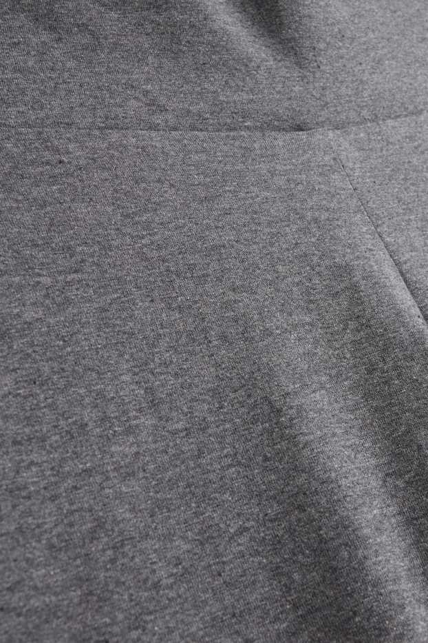 Femei - Straight leggings - gri melanj
