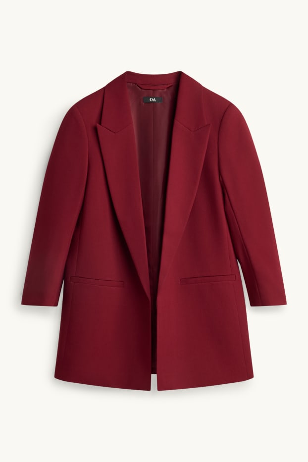 Femei - Blazer office - regular fit - bordo