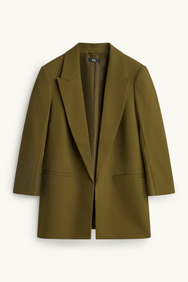 Women - Business blazer - regular fit - khaki