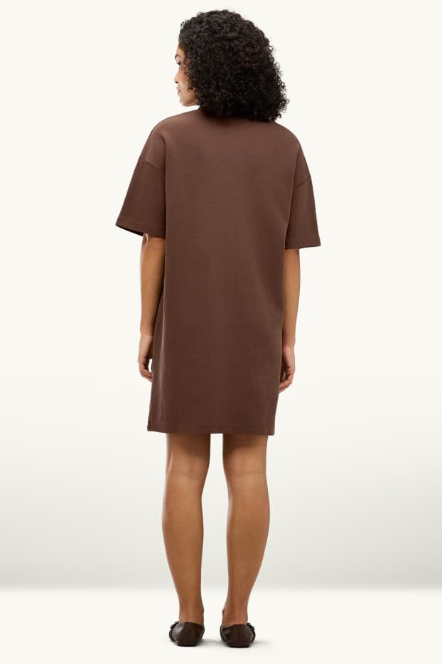 Dona - Vestit estil samarreta - marró