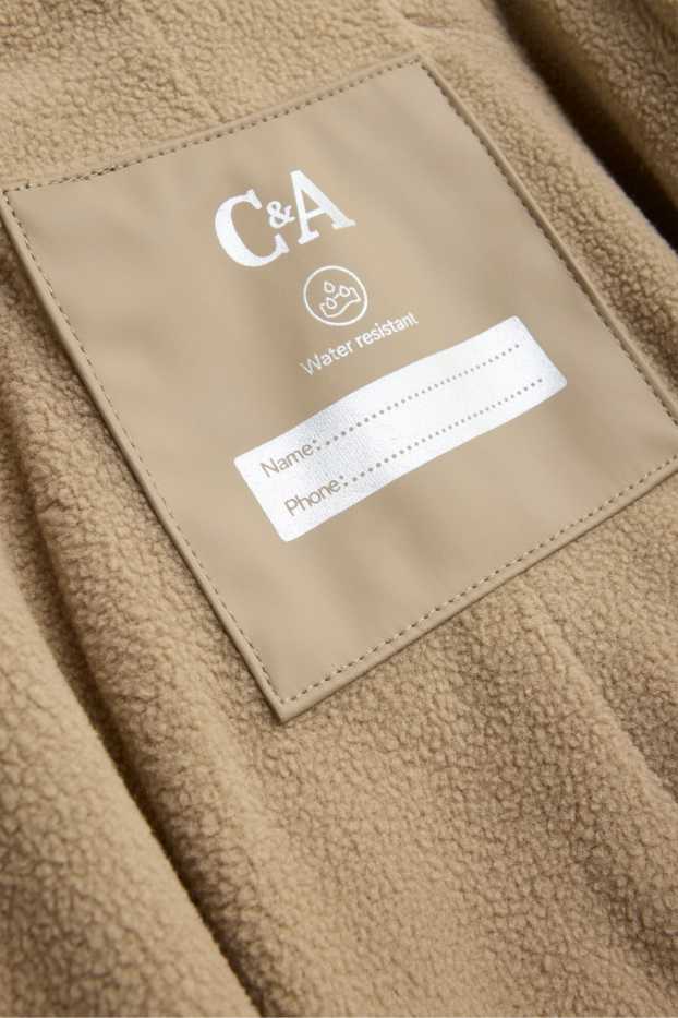 Children Boys - Waterproof trousers - lined - waterproof - beige