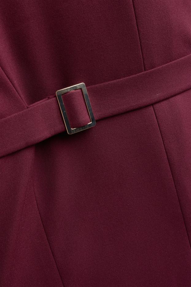 Damen - Blazer - Relaxed Fit - bordeaux