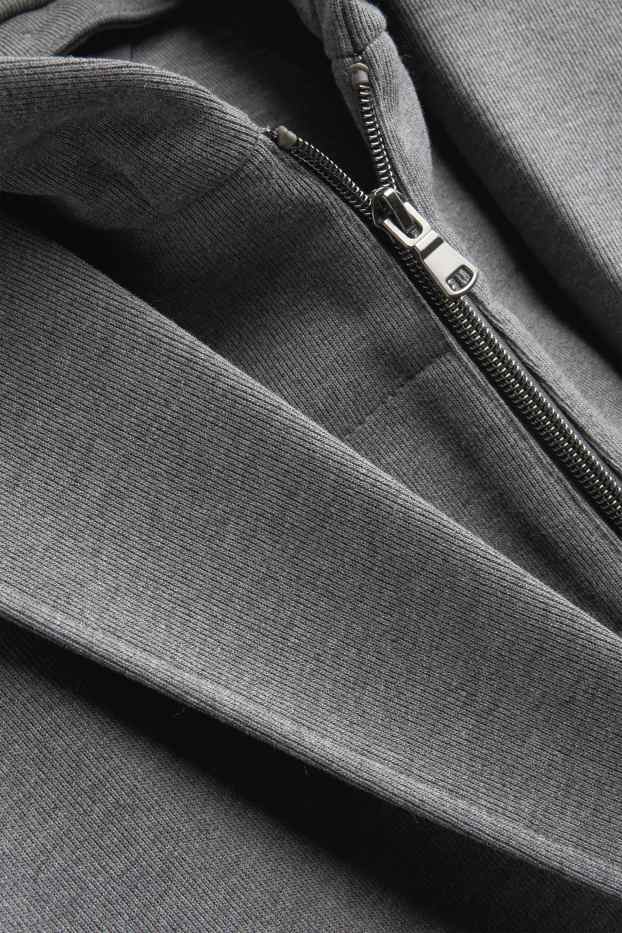 Home - Americana combinable amb caputxa - regular fit - estil 2 en 1 - gris