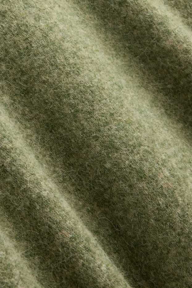 Femei - Pulover - verde melanj