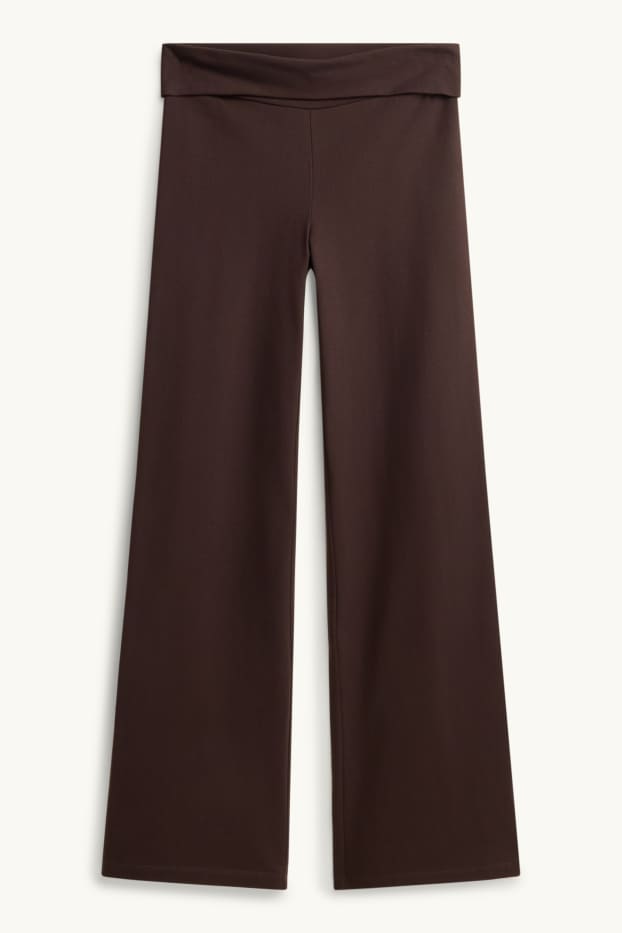 Damen - Straight Leggings - dunkelbraun