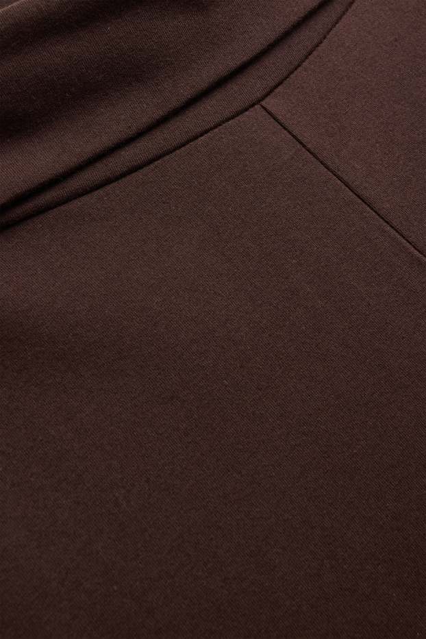 Damen - Straight Leggings - dunkelbraun