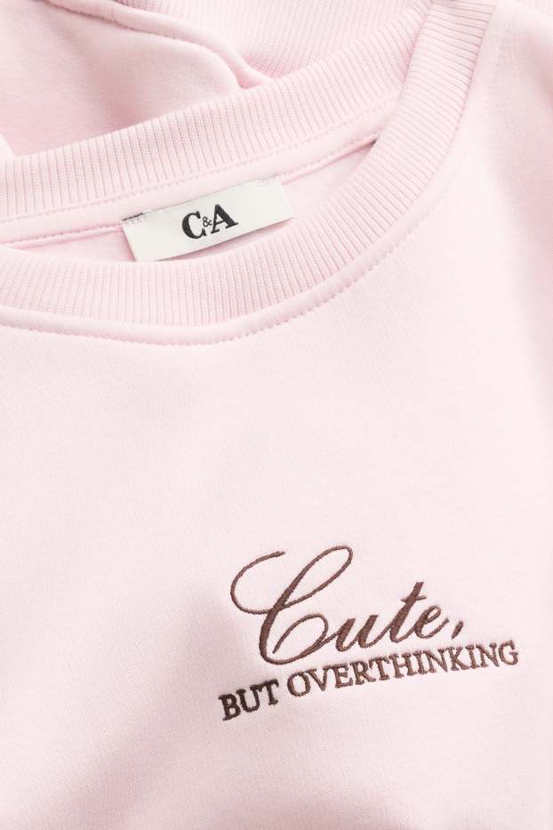 Femmes - Sweat - rose tendre