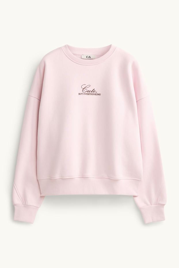 Femmes - Sweat - rose tendre