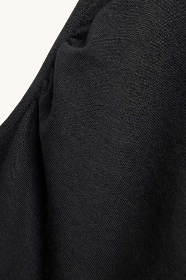 Women - T-shirt - slim fit - black