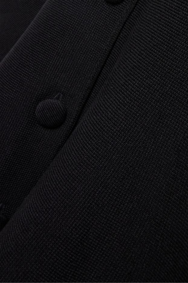Femei - Vestă tricotată - negru