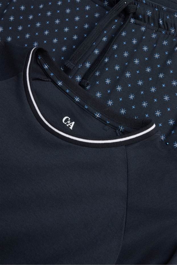 Men - Pyjamas - blue / dark blue