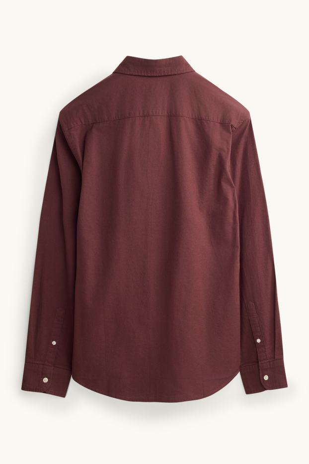 Men - Shirt - bordeaux
