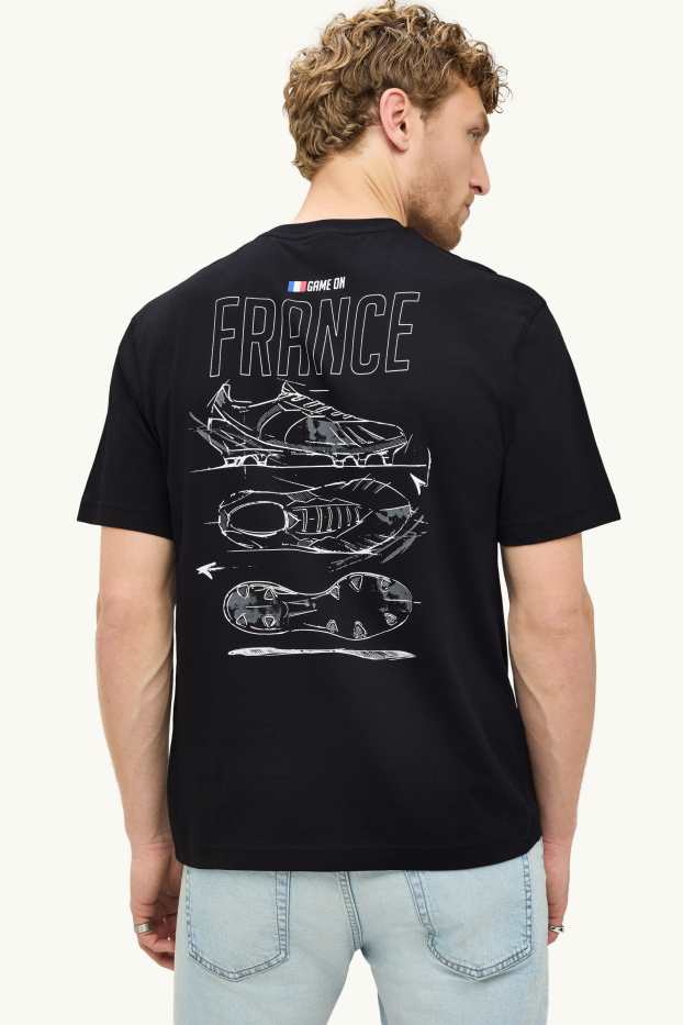Hommes - T-shirt - relaxed fit - France - noir