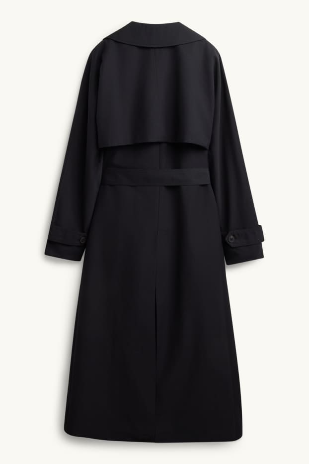 Femmes - Trench à ceinture - noir