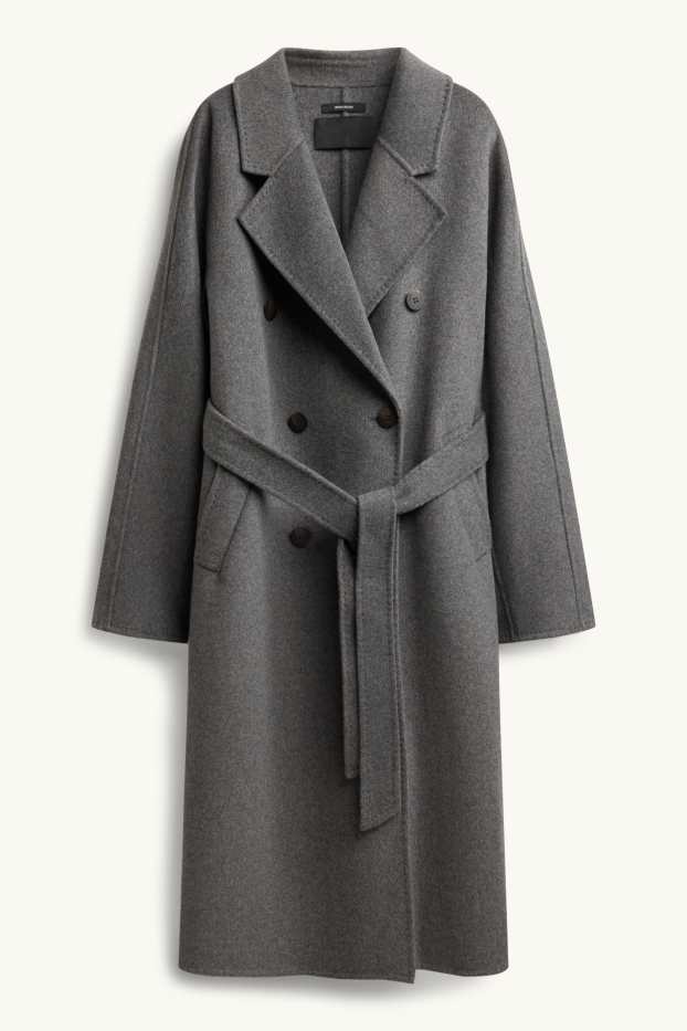 Donna - Cappotto - misto lana - grigio