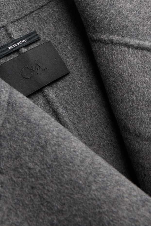 Donna - Cappotto - misto lana - grigio