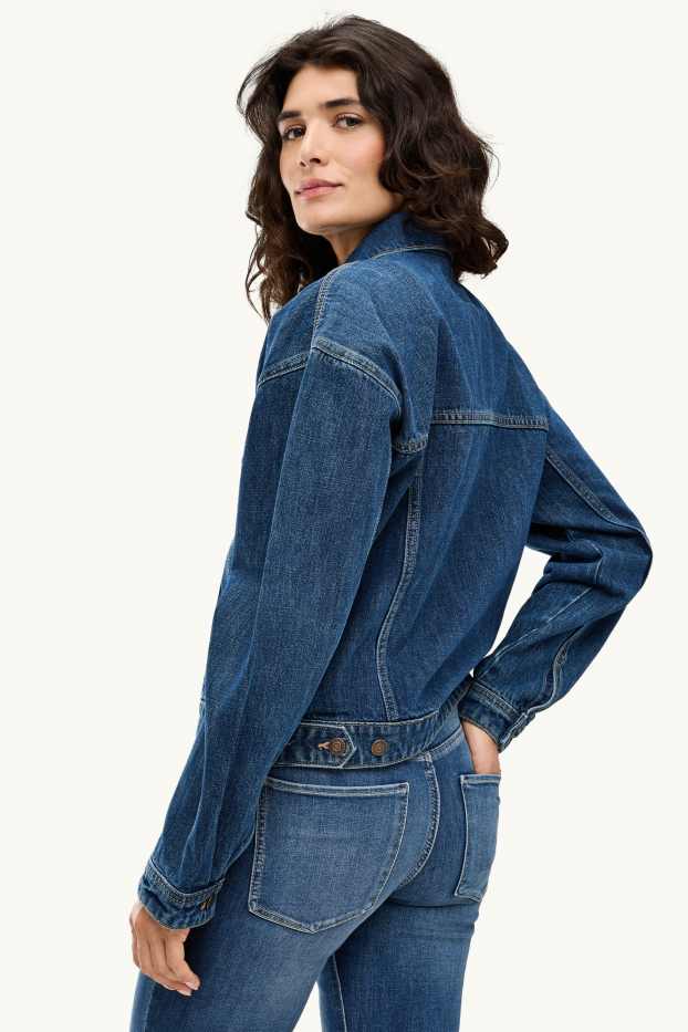 Women - Denim jacket - denim-dark blue