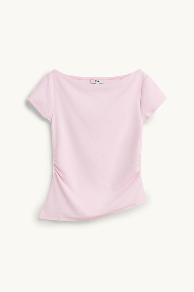 Femei - Tricou - slim fit - roz