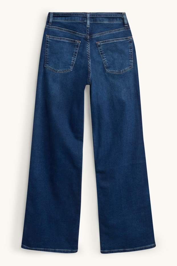 Donna - Jeans a gamba larga - vita media - jog denim - LYCRA® - jeans blu