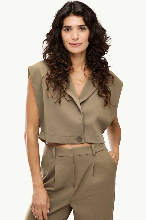 Dona - Armilla formal - regular fit - LYCRA® - beix