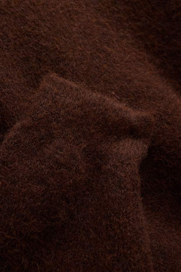 Damen - Pullover - dunkelbraun