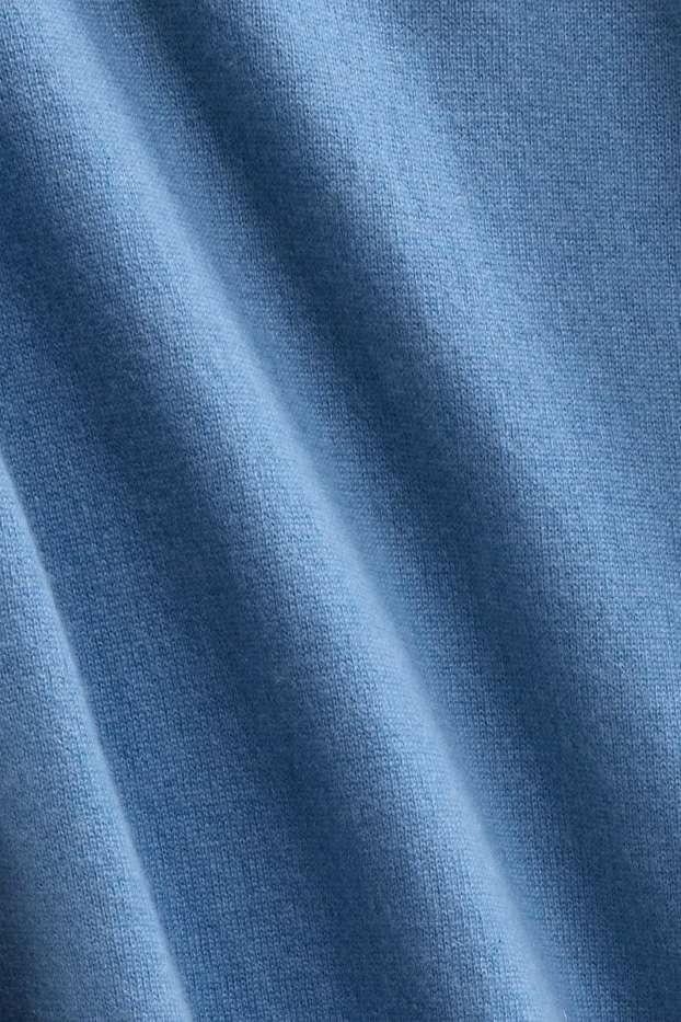 Damen - Kaschmir-Pullover - blau