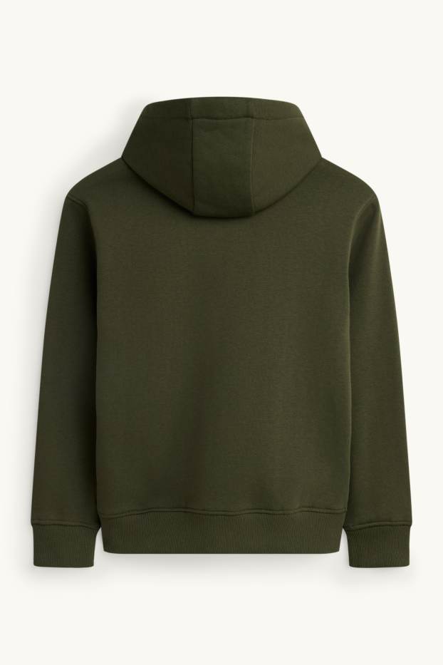 Kinder Buben - Hoodie - dunkelgrün