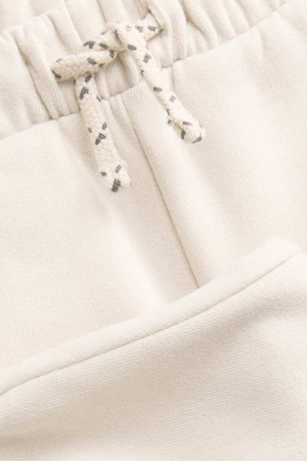 Baby Buben - Baby-Jogginghose - grau / beige