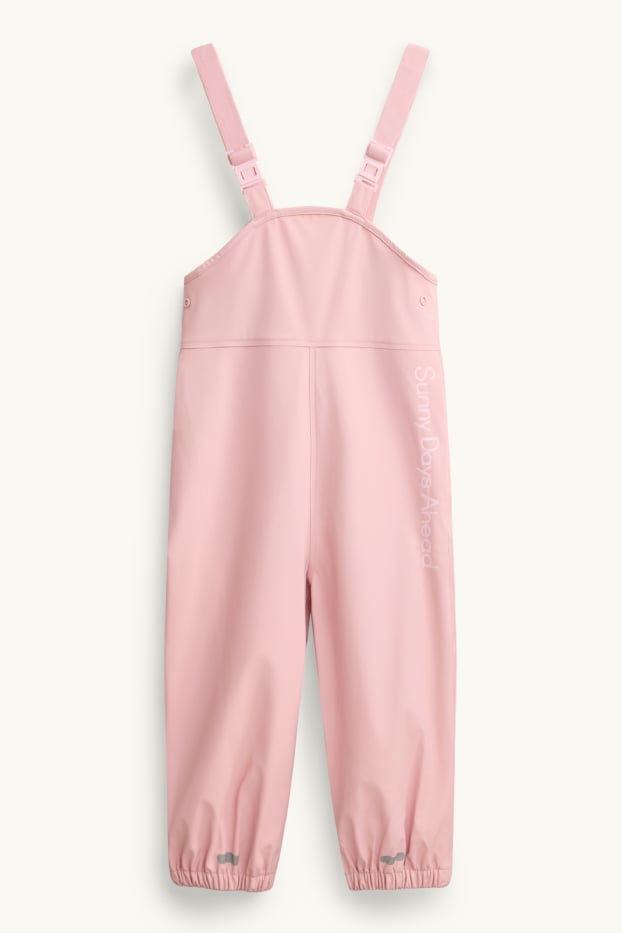 Bébés filles - Pantalon de pluie pour bébé - imperméable - rose