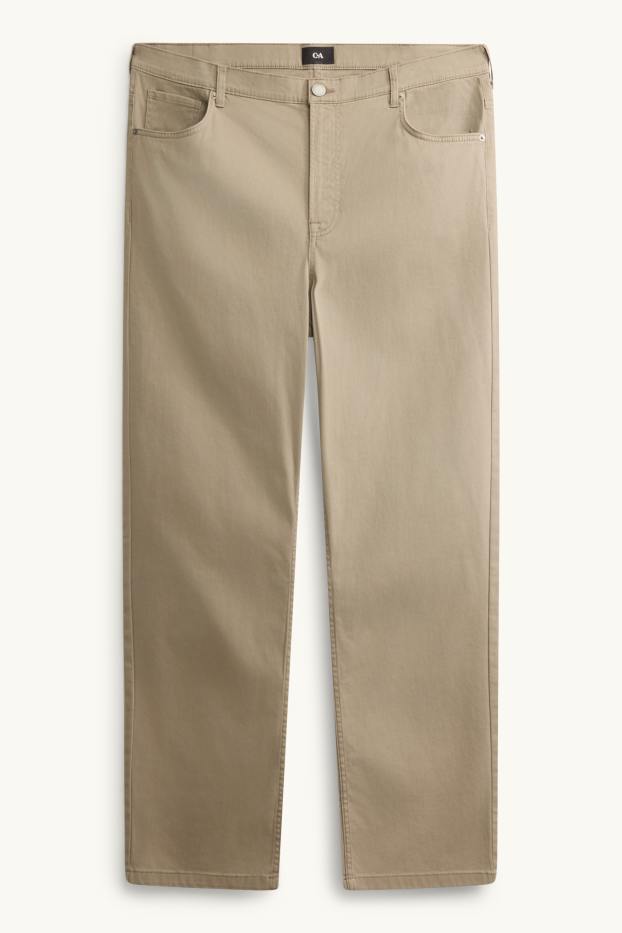 Herren - Hose - Straight Fit - beige