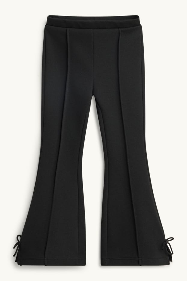 Nena - Leggings acampanats - negre