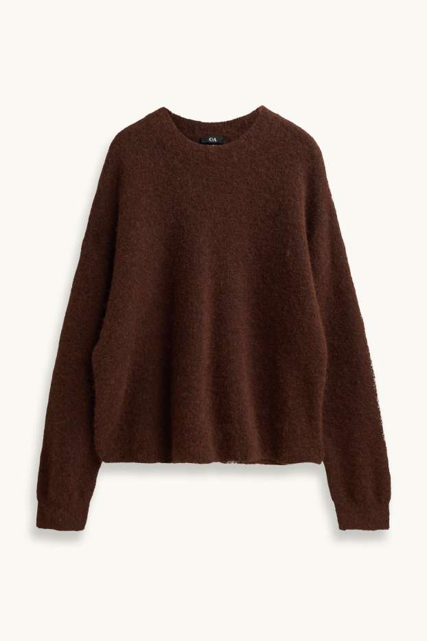 Damen - Pullover - dunkelbraun
