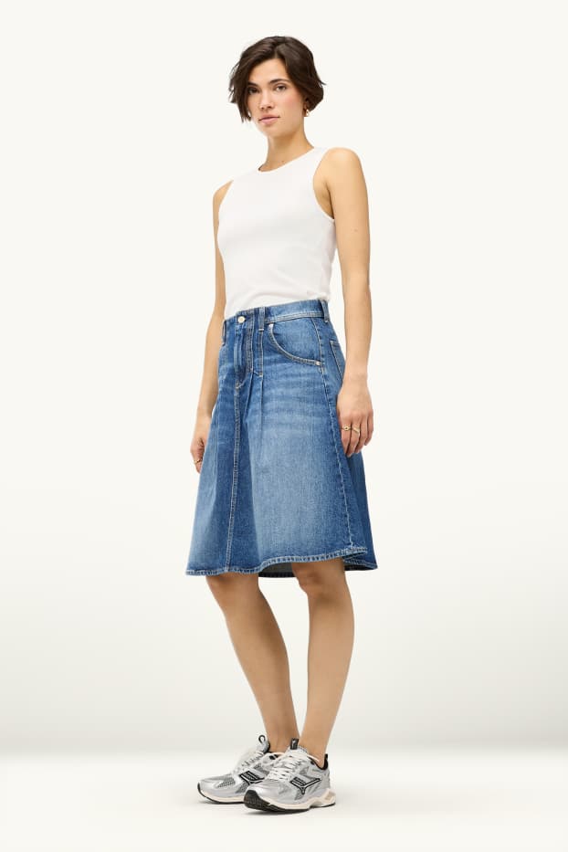 Dames - Spijkerrok - blauw