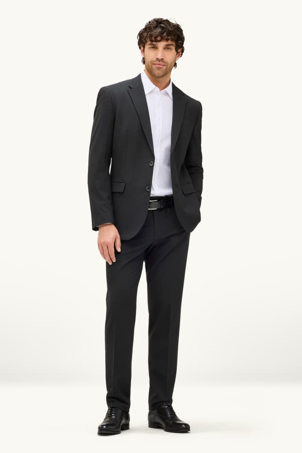 Home - Pantalons combinables - regular fit - Flex - negre